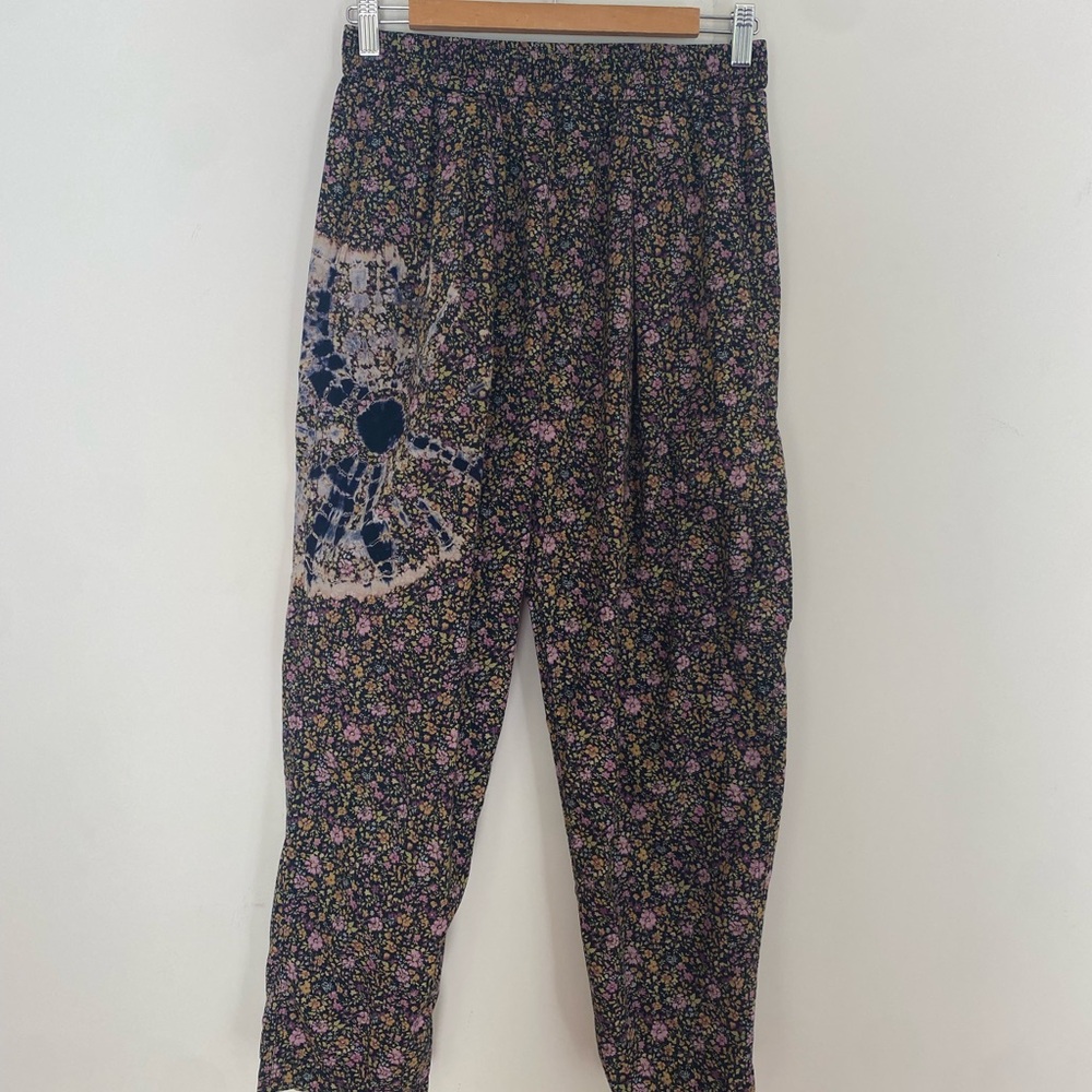 Raquel Allegra floral & tie dye pant size S
